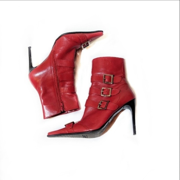 bronx red boots